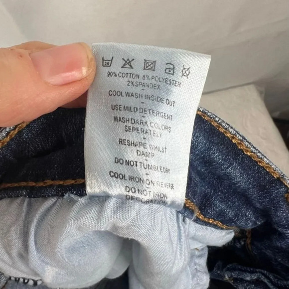 Size Up Apparel White Side Stripe Spatter Effect Zip Ankle Skinny Jeans Sz 33-34 - Picture 8 of 9